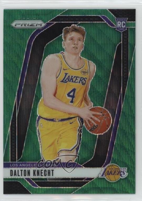 2024-25 Panini Prizm Green Wave Prizm Dalton Knecht #238 1d0h