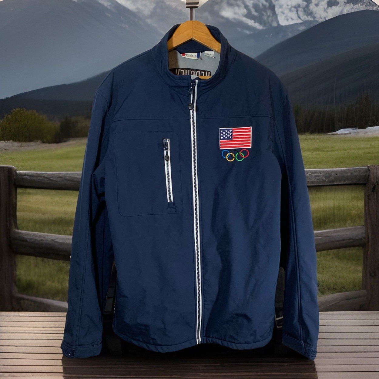 Olympic Team USA Hershey Softshell Jacket Windbre… - image 2