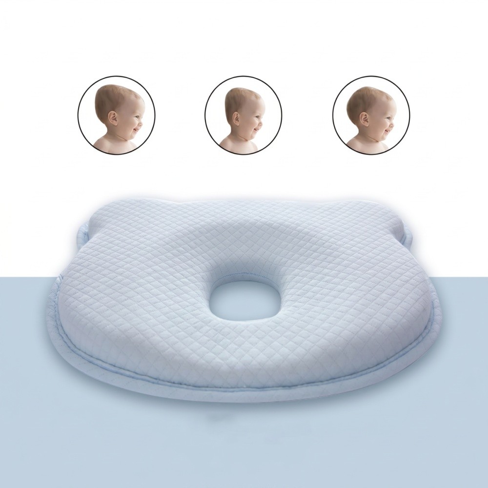 Cuscino Supporto Cervicale Memory Foam Cuscino Ergonomico Passeggino Cotone foto 4