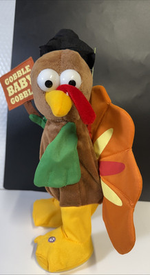 Gemmy Gobble Baby Gobble Twerking Animated Singing Dancing Turkey Tested New