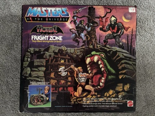 1985 Vintage Mattel Masters of the Universe The Horde Fright Zone Set BOX ONLY