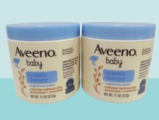 AVEENO BABY ECZEMA THERAPY NIGHTIME BALM 11 OZ NWOB EXP: 2027 LOT OF 2