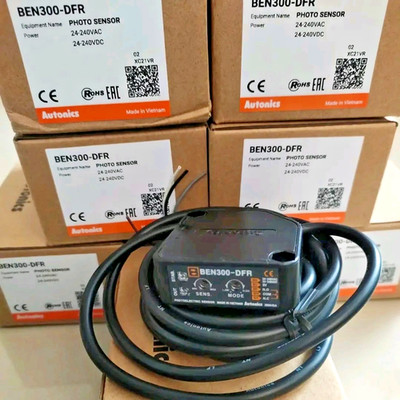 1PC-Autonics BEN300-DFR Universal AC/DC Photoelectric Sensors- NEW