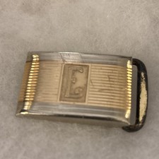 VTG. Hickok (E) Belt Buckle 1/40 10K ROLL Gold plate Made In USA