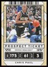 2020 Panini Contenders Black jersey Chris Paul Wake Forest Demon Deacons