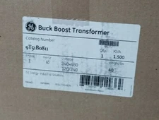 9T51B0811 GE 1.50 KVA 240x480V to 120/240V Buck Boost Transformer: 17 Avail NEW!