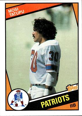 1984 Topps #142 Mosi Tatupu