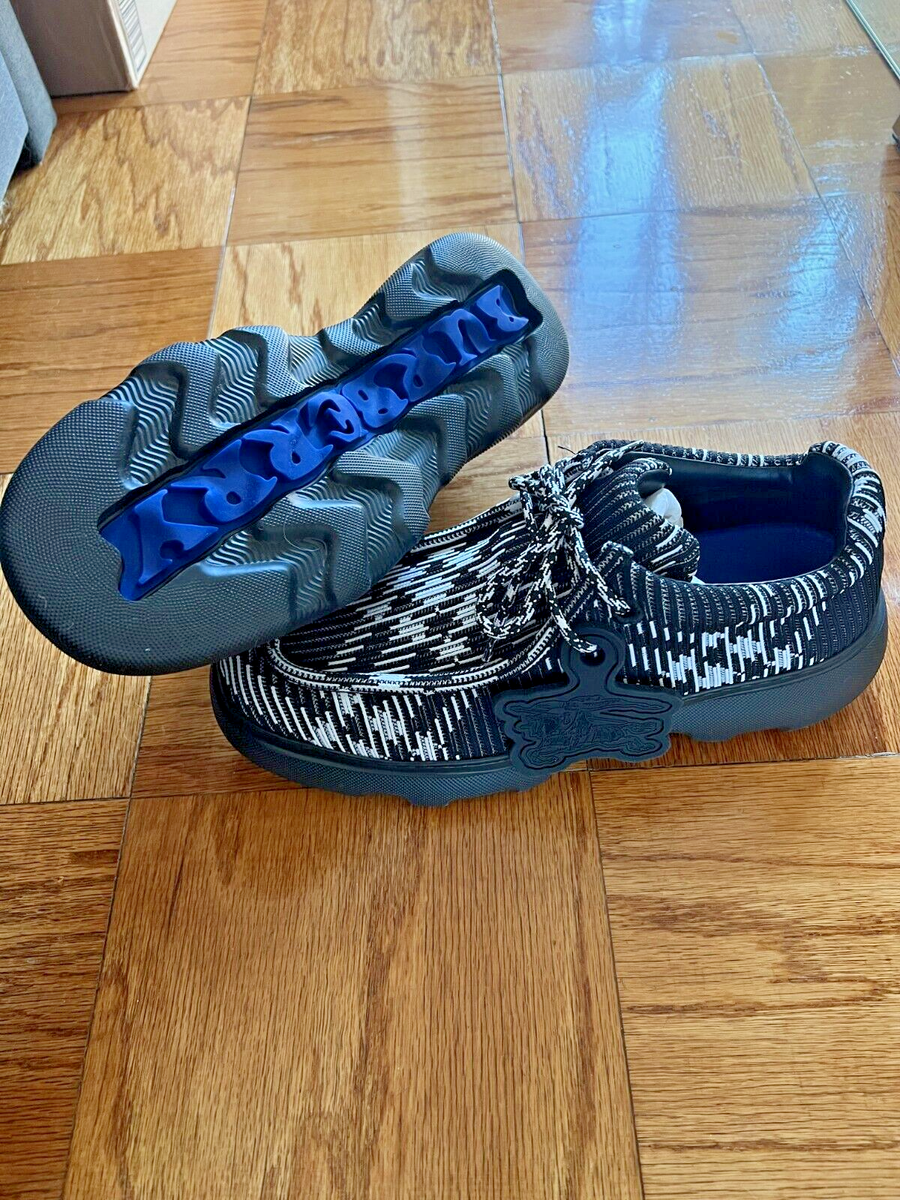 New $1190 Mens Burberry Knit Platform Creeper Derby Shoes Black  40 US 7 Burberry | Shoes | New 19 Mens Burberry Knit Platform  main image 3