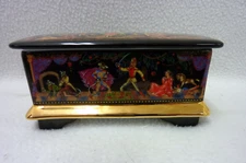 ARDLEIGH ELLIOTT & SONS THE NUTCRACKER PORCELAIN MUSIC BOX 1991 RUSSIAN BALLET