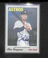 2019 Topps Heritage Real One Autograph #ROA-AB Alex Bregman