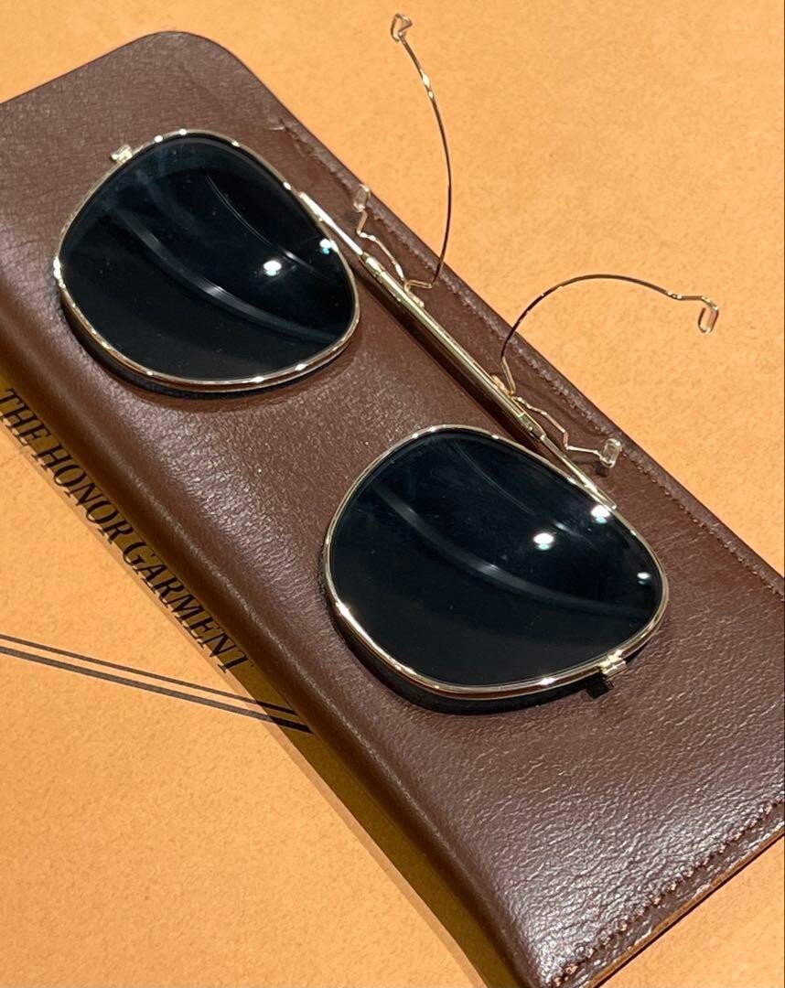 BUTCHER PRODUCTS 40 オリーブ　ヘリンボーン　atlast Atlast&co Flip Up Butcher Products Glasses Eyewear Fashion