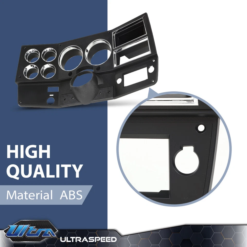 Fit For 1981 1982 1983 Chevrolet GMC Truck Dash Instrument Bezel W/ A/C+Storage - Image 4 of 4