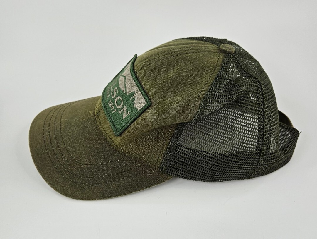 CC FILSON Logger Patch Mesh Back - Tin Cloth - Otter Green
