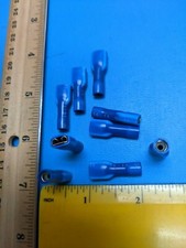 FEMALE DISCONNECT 16-14 AWG , INSULATED BLUE , WIRE CRIMP TERMINAL 100 pcs