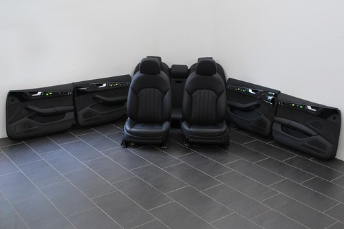 Audi A8L 4H Innenausstattung Leder Sitze Memory Sitzheizung elektrisch schwarz