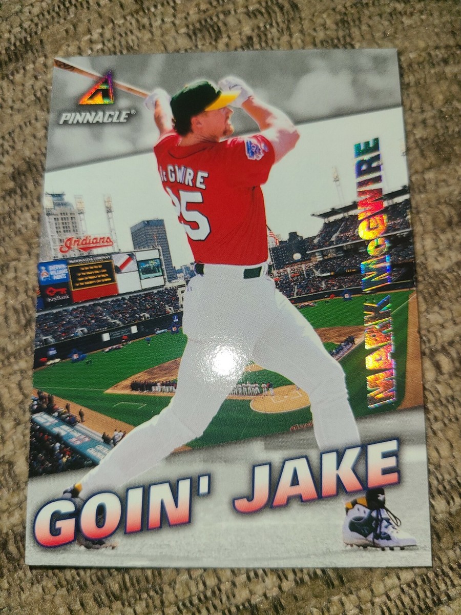 Mark McGwire 1997 Pinnacle Goin Jake Baseball Card #188 Oakland 