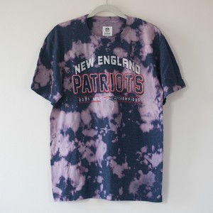 Nfl New England Patriots Bleach Dye Short Sleeve T Shirt In Size Medium Tie Dye Ebay