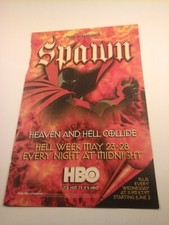 TODD McFARLANE'S SPAWN 1999 TV Promo Print Ad (Mini Poster) HBO Hell Week May 23