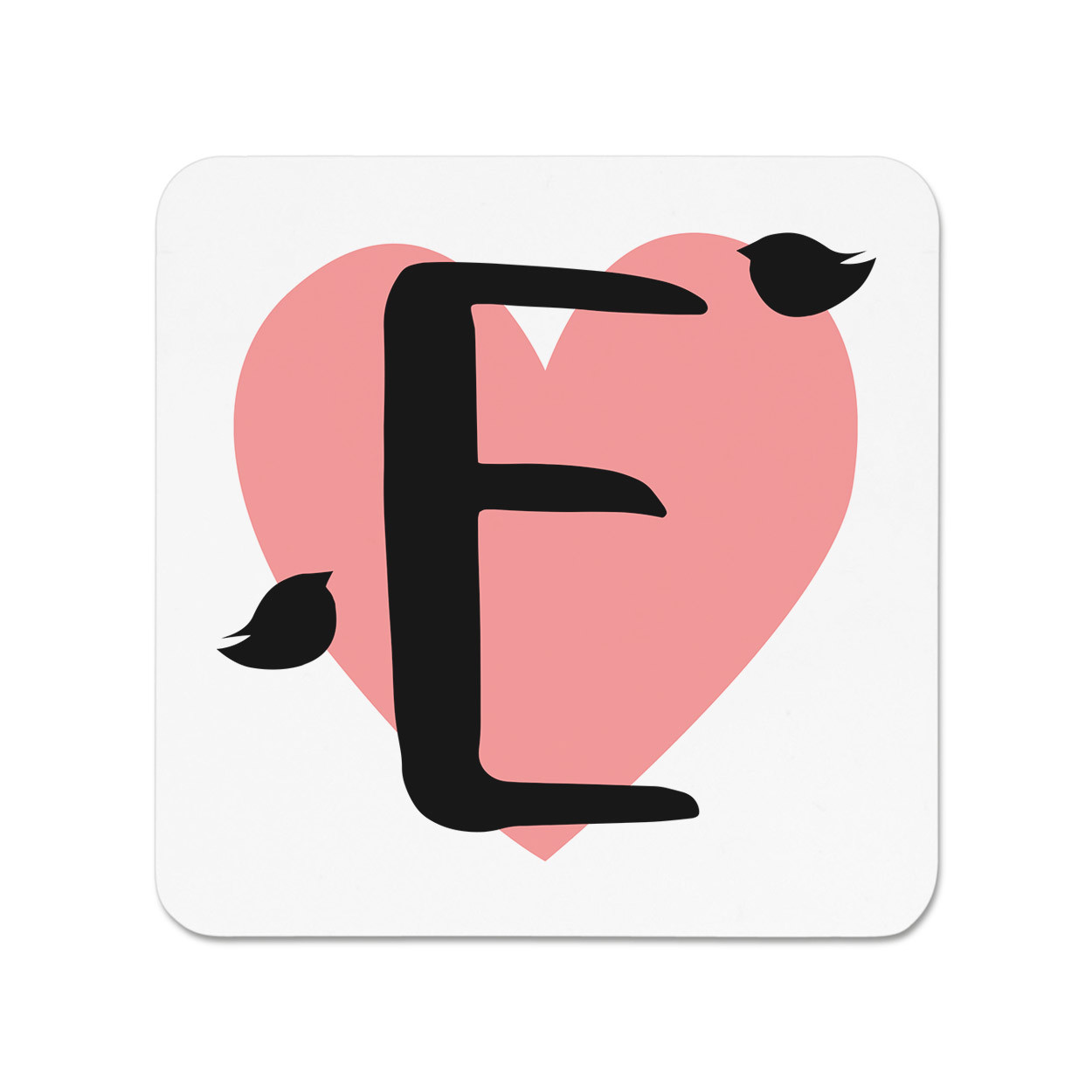 Letter E Heart Alphabet Fridge Magnet - Valentines Day