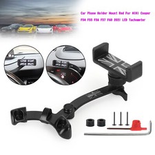 Car Phone Holder Mount Gray For MINI Cooper F54 F55 F56 F57 20-22 LCD Tachometer