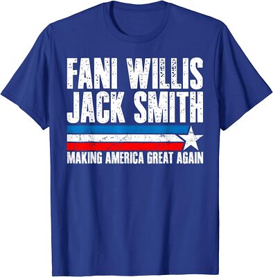 Fani Willis Jack Smith For President 2024 Retro Unisex T-Shirt