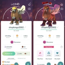 Pokémon Shiny Dynamax Entei--Unregistered 1mill SD