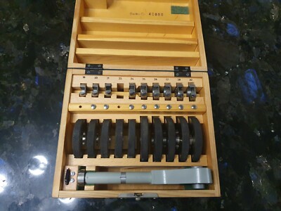 CARL ZEISS JENA  Holtest Vernier Inside Micrometer set 19-30 mm Range, 0.002mm 