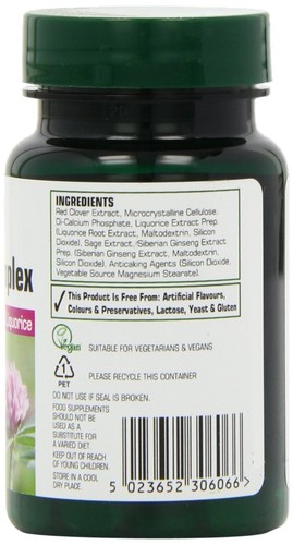 Red Clover Complex With Sage, Siberian Ginseng & Liquorice 120 Tabs-4