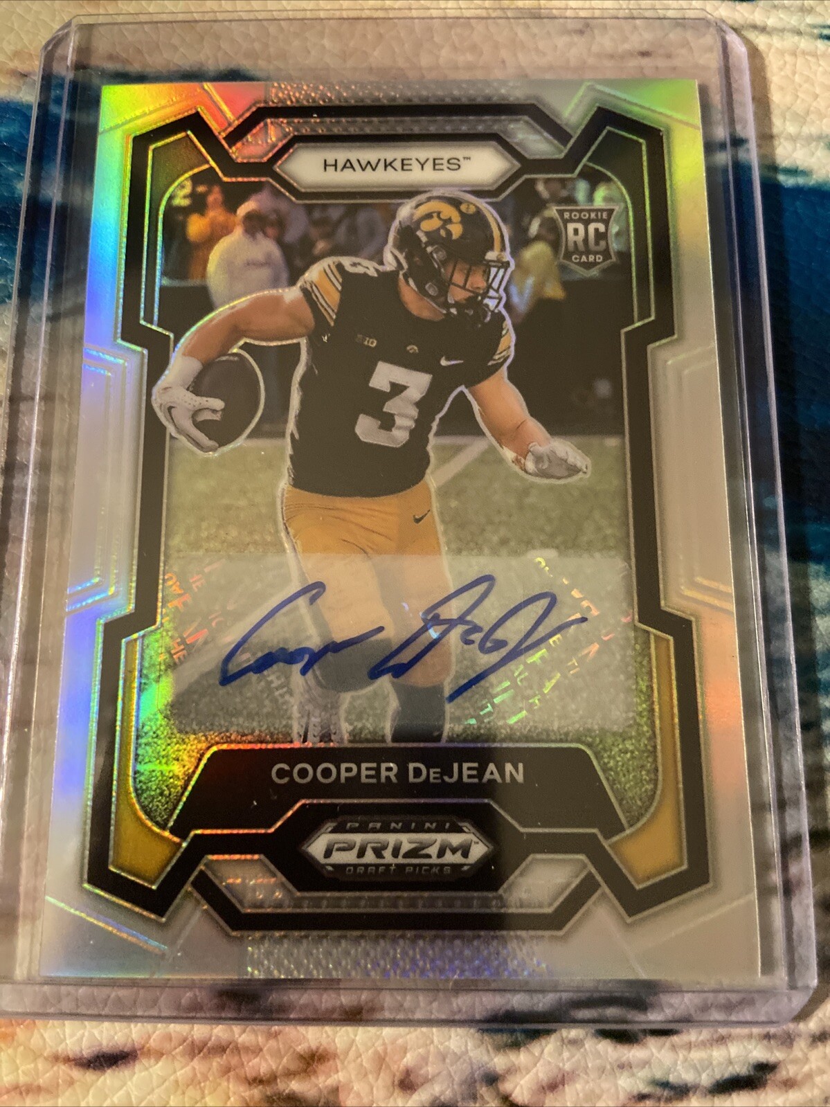 2024 Panini Prizm Draft Picks Cooper DeJean Silver Rookie Autograph