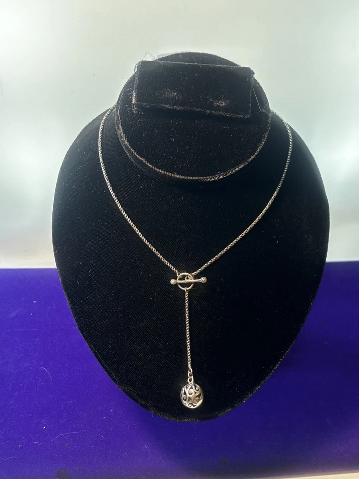 SILPADA 925 Collar de Plata de Ley Colgante Filigrana Giratorio N1619 Foto 2 de 4