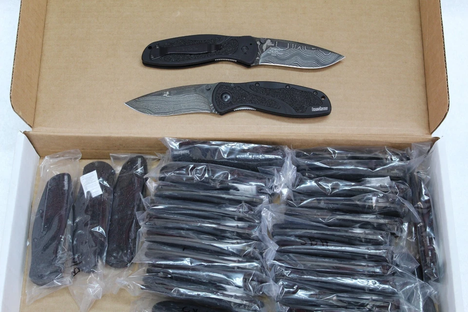 Desenfoque Kershaw Damasco, 1670BLKDAM, nuevo, segundo de fábrica, limitado, ¡EE. UU.! Foto 4 de 4