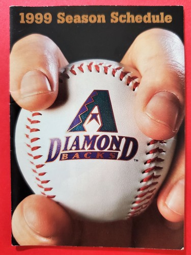Arizona Diamondbacks 1999 Dbacks Pocket Schedule - You choose sponsor
