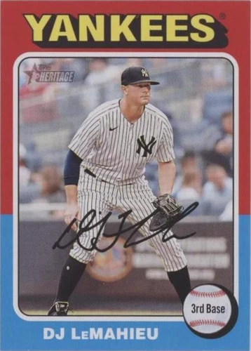 2024 Topps Heritage DJ LeMahieu #481