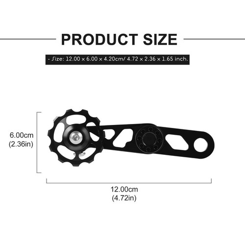 2 Count Schlösser Kettenstabilisator Für Falträder Fahrradkettenführung - Bild 5 von 12
