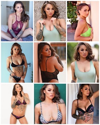 Glimmer Martinez Glamour Model 430x 6x4 Fotos/Bilder Konvolut.
