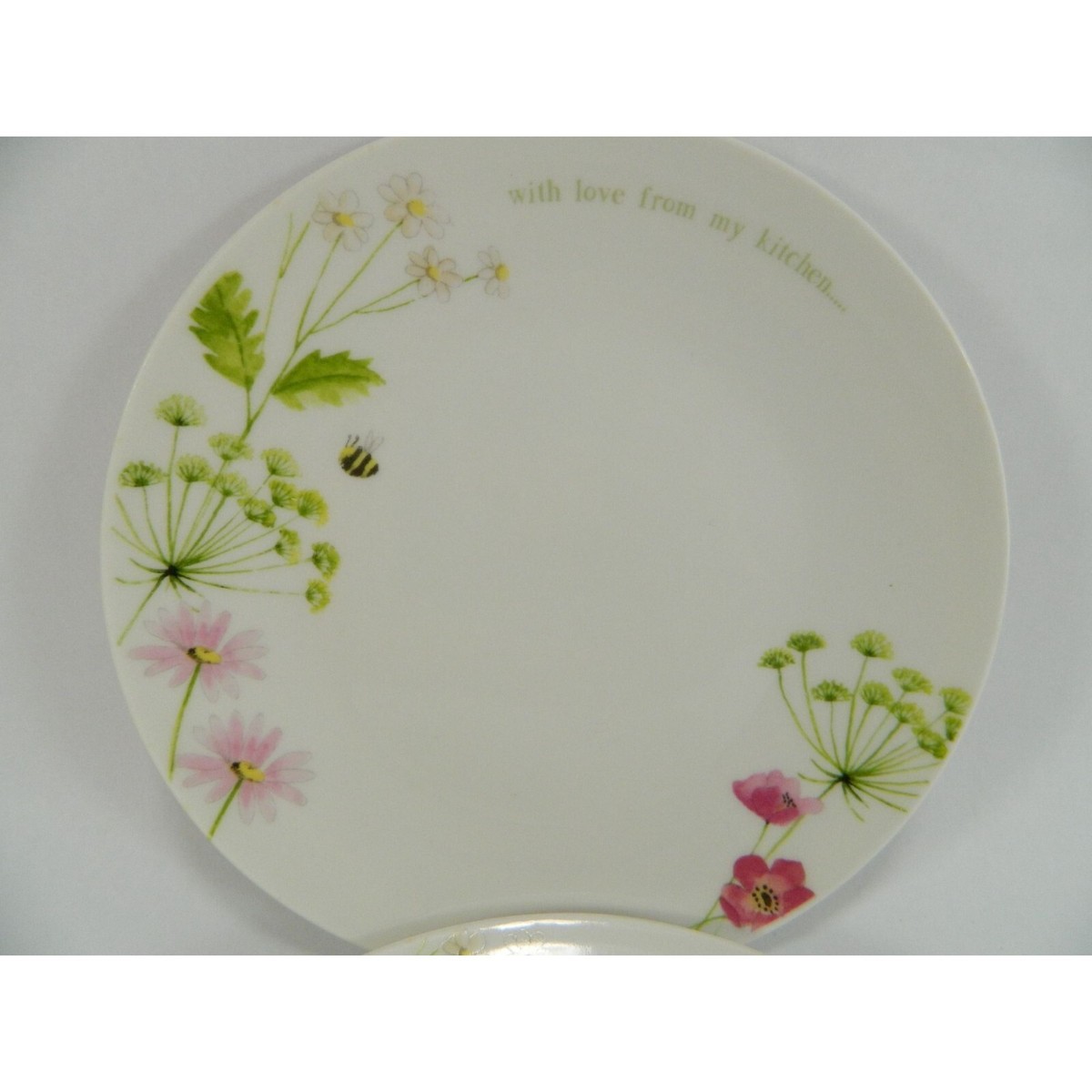 Wilko With Love From My Kitchen Salad Plates Floral Dish Set