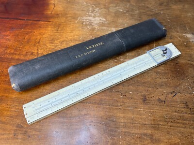 1910 German Faber Castell  367 DRP 206428 Slide Rule Registering Cursor Pointer