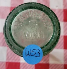 Coca Cola Green Empty Bottle 6 fl oz, Mankato MINN - W53