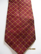Jos A Bank Red Silk Neck Tie