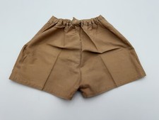 Vintage 60s/70s Kids Summer Shorts Toddler Measurements Elastic Back Tan NOS