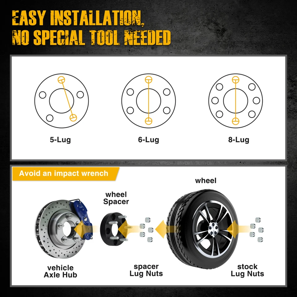 4 piezas espaciadores de rueda centrados en el cubo de 15 mm 5 x 4,5 5 x 114,3 12 x 1,5 64,1 mm para Honda Accord Foto 4 de 4