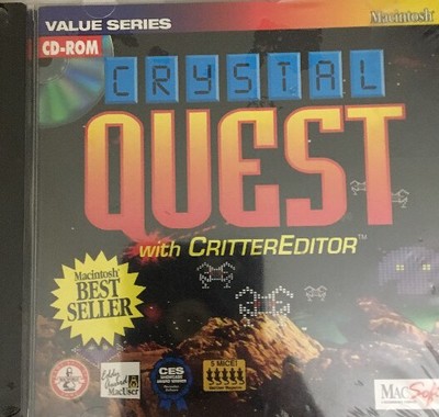 Crystal Quest W CritterEditor-PC CD-ROM-Mac Soft Best Seller-RARE-SHIPS N 24 HRS