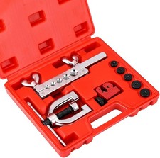 Brake Line Double Single Flaring Tool Kit With Tubing Cutter 45 Flare Tool Brake Line Double Single Flaring Tool Kit With Tubing Cutter 45 Flare Tool