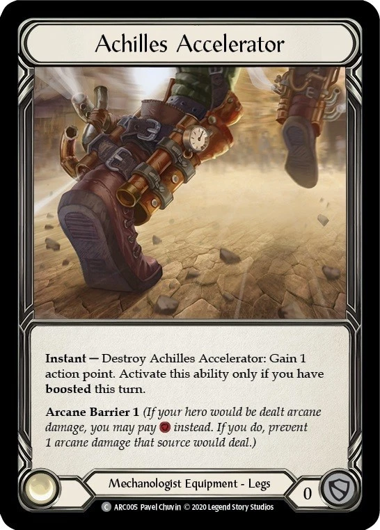 その他 Achilles Accelerator Gold Foil Achilles Accelerator ARC005 Arcane Rising Unlimited for sale | eBay