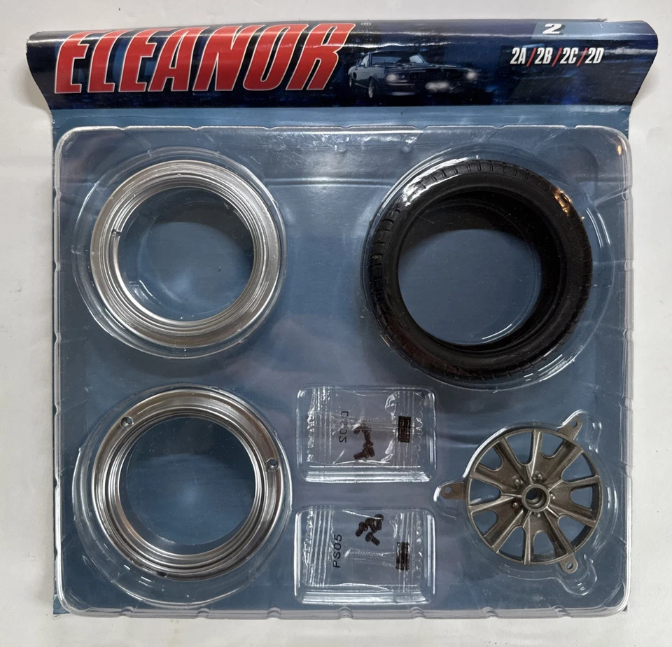 Eaglemoss Diecast Club 1/8 Eleanor Kit Gone in 60 Seconds Mustang # 1,2 & Poster - Image 4 of 4