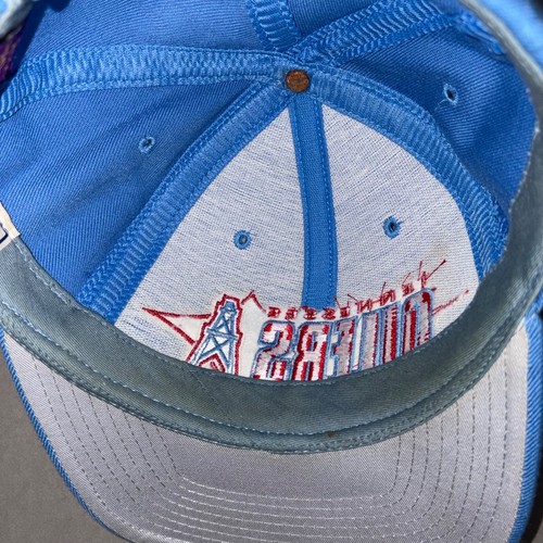 Vintage 90s STARTER TENNESSEE OILERS STRAPBACK HAT Pro Line Titans Houston Rare - Picture 16 of 20