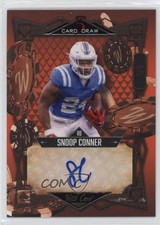 2022 Wild Card Draw Promo Modern Orange 5/5 Snoop Conner #5CDM-P45 Auto 3hd