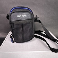 SONY Carry Case / Bag Soft Black Compact in Very Good Condition