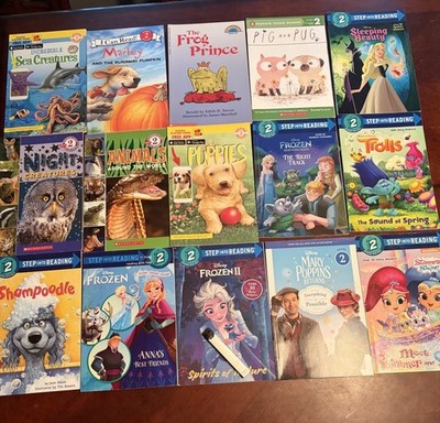 Lot of 15 Kids Early Readers Books Level 2 Begining to Read Alone Just For Girls
