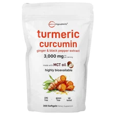 Turmeric Curcumin, 300 Softgels